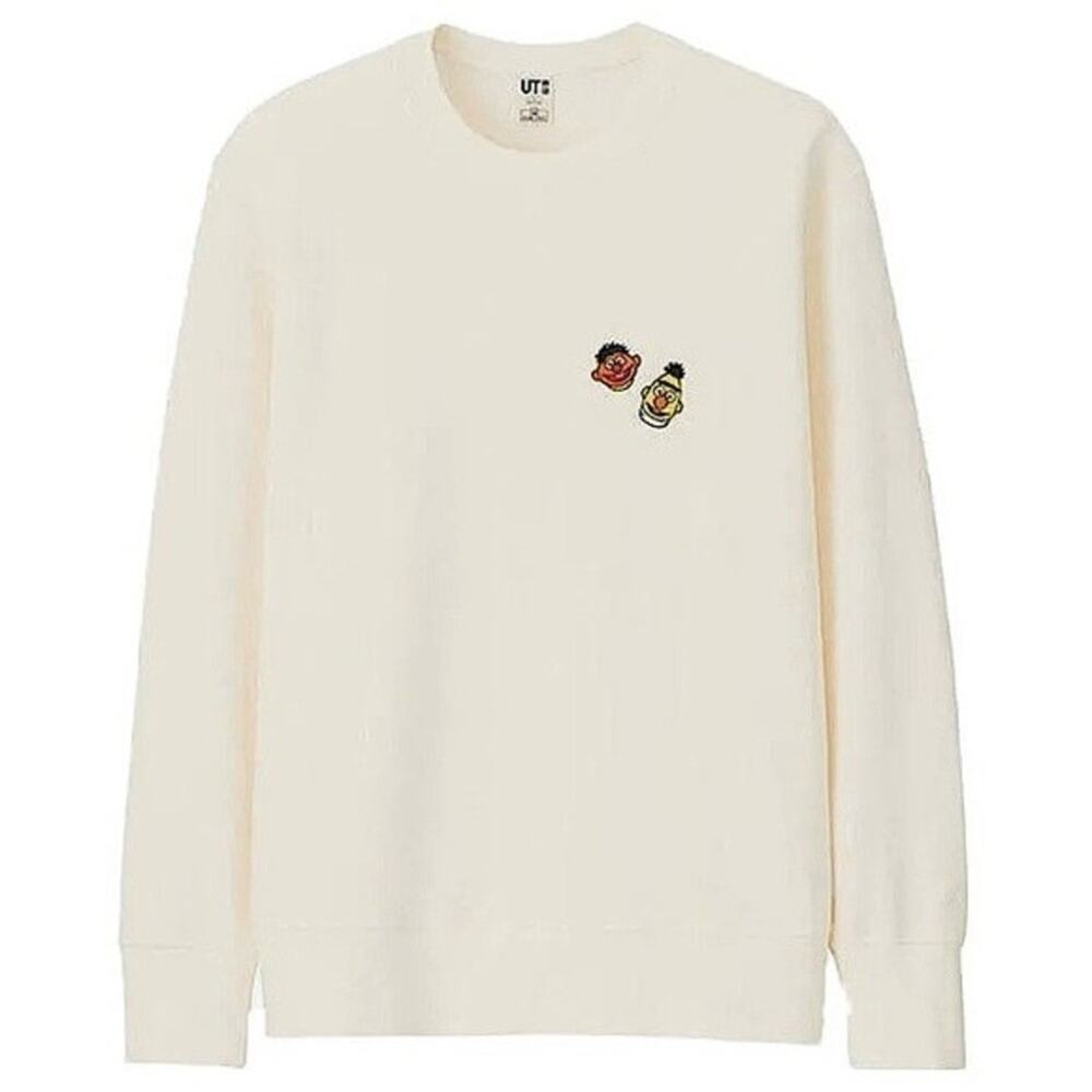 KAWS x Uniqlo x Sesame Street Crewneck Sweatshirt Size S